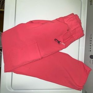 Pink scrub pants